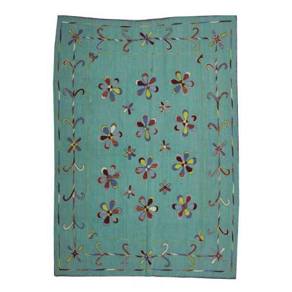 Embroidery Kilim 225 cm x 187 cm