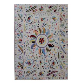 Embroidery Kilim 226 cm x 183 cm