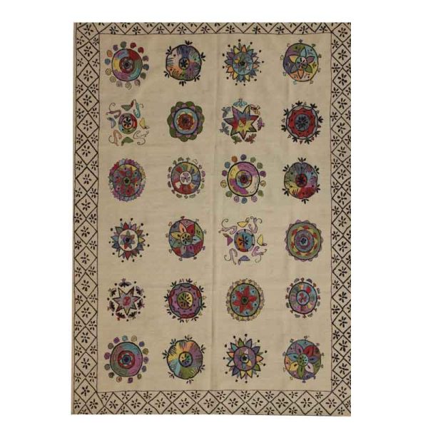 Embroidery Kilim 236 cm x 177 cm