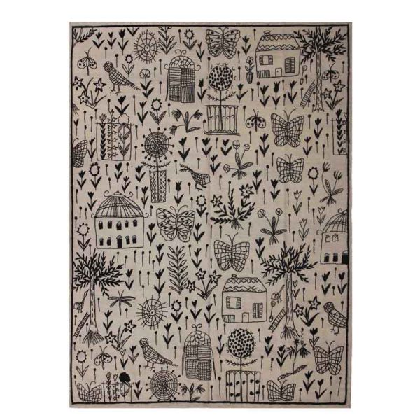 Embroidery Kilim 226 cm x 180 cm