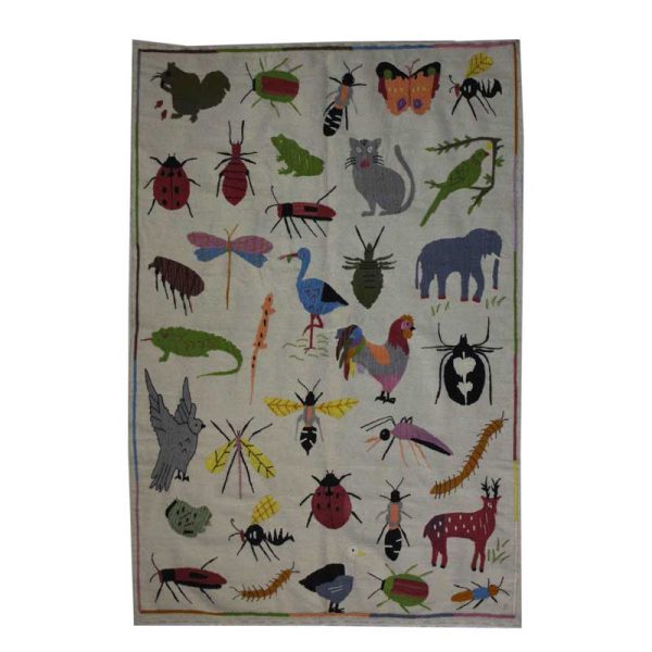 Embroidery Kilim 197 cm x 147 cm