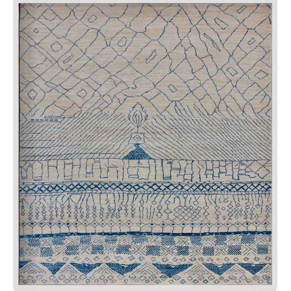 Handknotted Wool Rug 229cm x 165cm